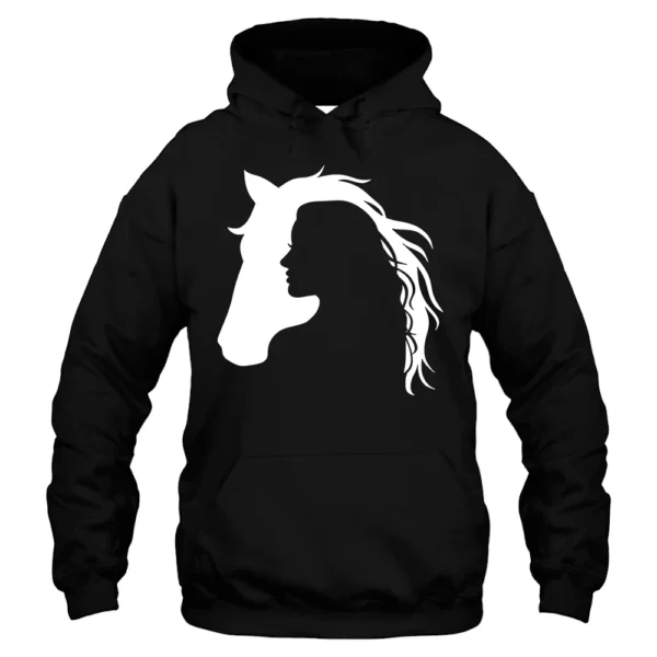 Horse Girl Hoodie - Black