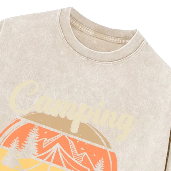 Camping It’s In In The Woods Washed Tshirts Gift For Fan