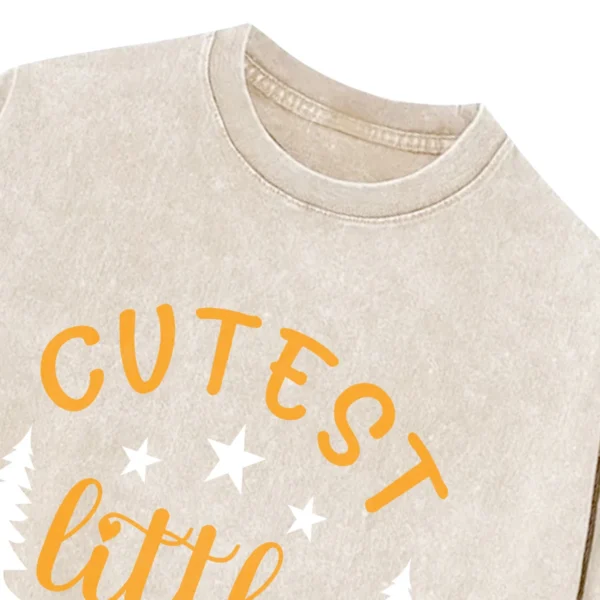 Cutest Little Camper Vintage Washed Tshirts Gift For Fan