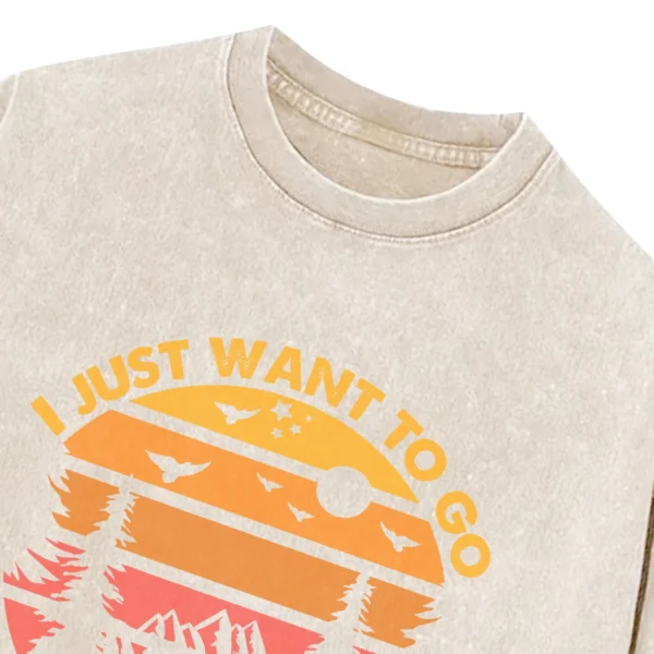 I Just Want To Go Camping And Take Naps Washed Tshirts Gift For Fan