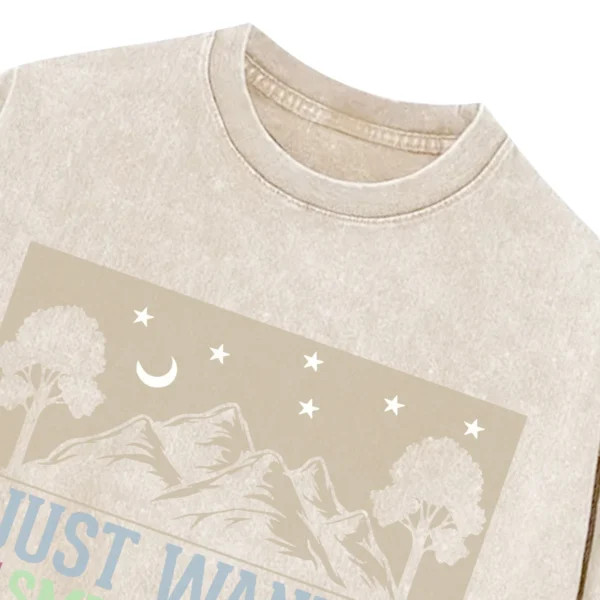 I Just Want To Smell Like A Campfire Washed Tshirts Gift For Fan