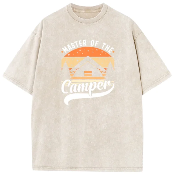 Master Of The Camper Washed Tshirts Gift For Fan