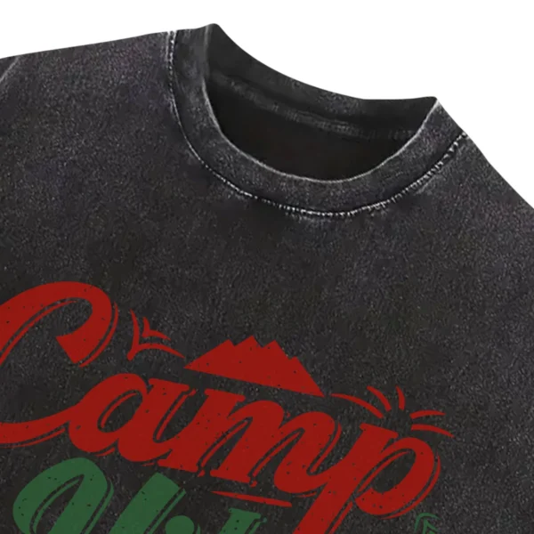Camp Hike Repeat Washed Tshirts Gift For Fan