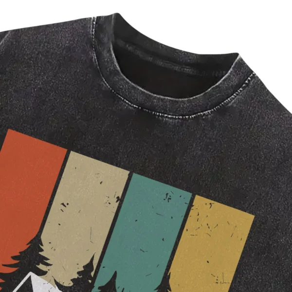 Camping Washed Tshirts Gift For Fan