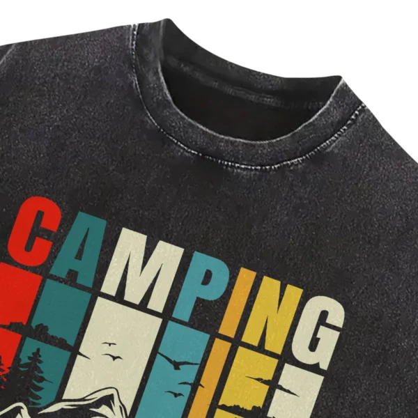 Camping Is My Favourite Season Washed Tshirts Gift For Fan