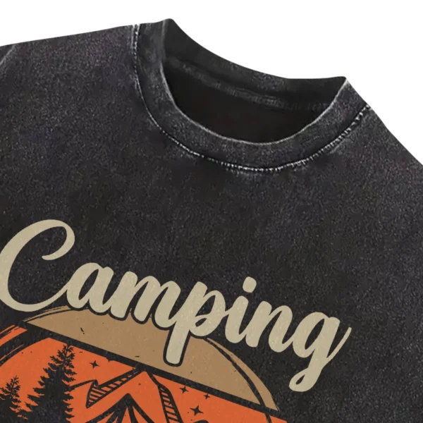 Camping It’s In In The Woods Washed Tshirts Gift For Fan