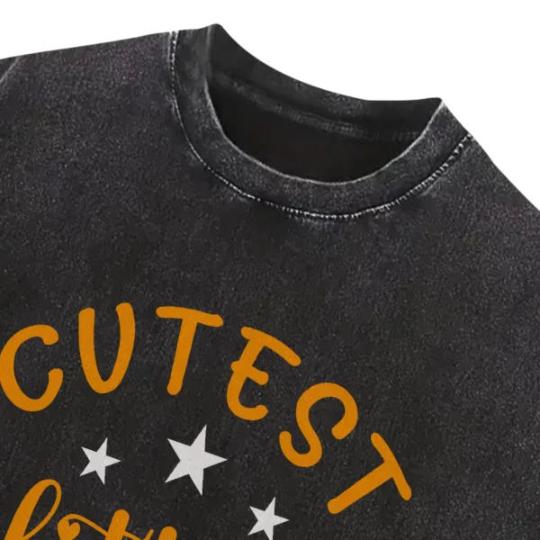 Cutest Little Camper Vintage Washed Tshirts Gift For Fan