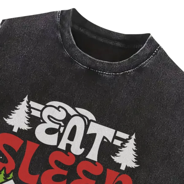Eat Sleep Camp Rereat Washed Tshirts Gift For Fan