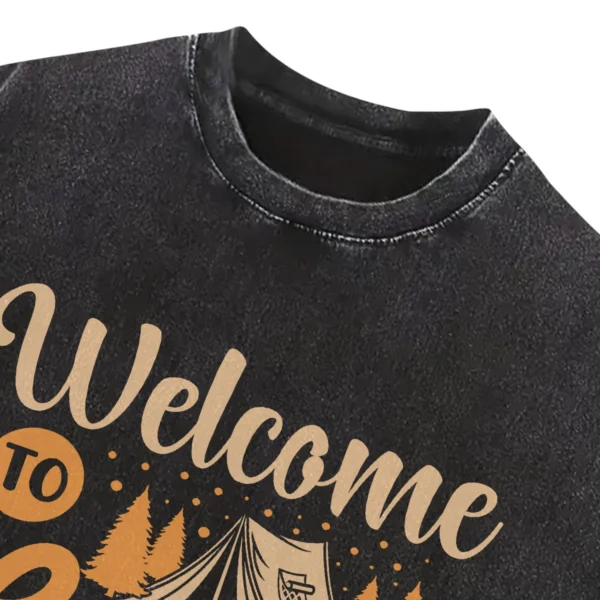Welcome To Camp Quitcherbitchin Washed Tshirts Gift For Fan