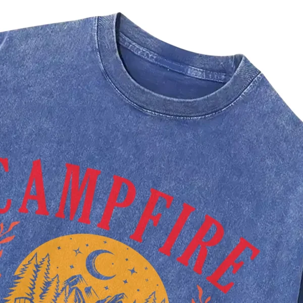 Campfire Social Club Washed Tshirts Gift For Fan