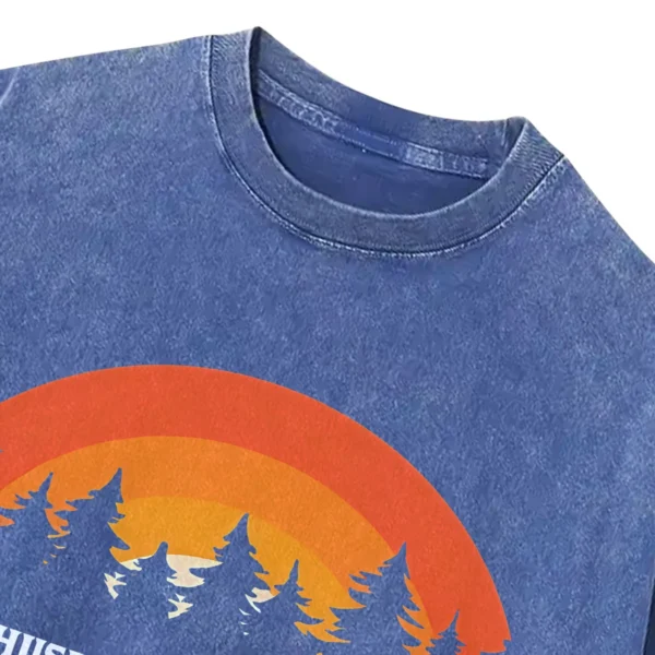 Husband And Wife Camping Partners For Life Washed Tshirts Gift For Fan