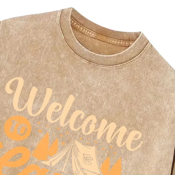 Welcome To Camp Quitcherbitchin Washed Tshirts Gift For Fan