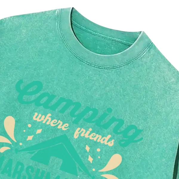 Camping Where Friends Washed Tshirts Gift For Fan