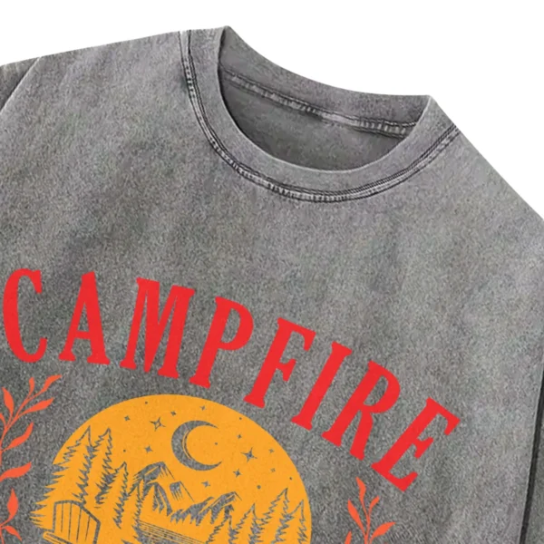 Campfire Social Club Washed Tshirts Gift For Fan