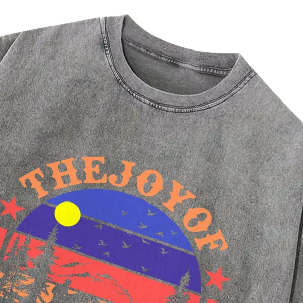 The Joy Of Camping Washed Tshirts Gift For Fan
