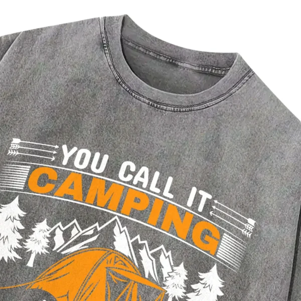 You Call It Camping Washed Tshirts Gift For Fan