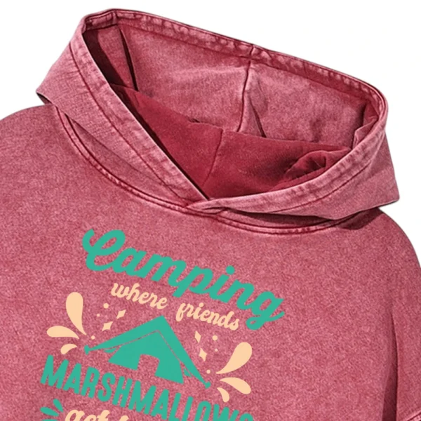Camping Where Friends Washed Pullover Hoodie Gift For Fan