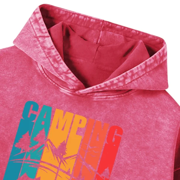 Camping Where Every Camper Washed Pullover Hoodie Gift For Fan