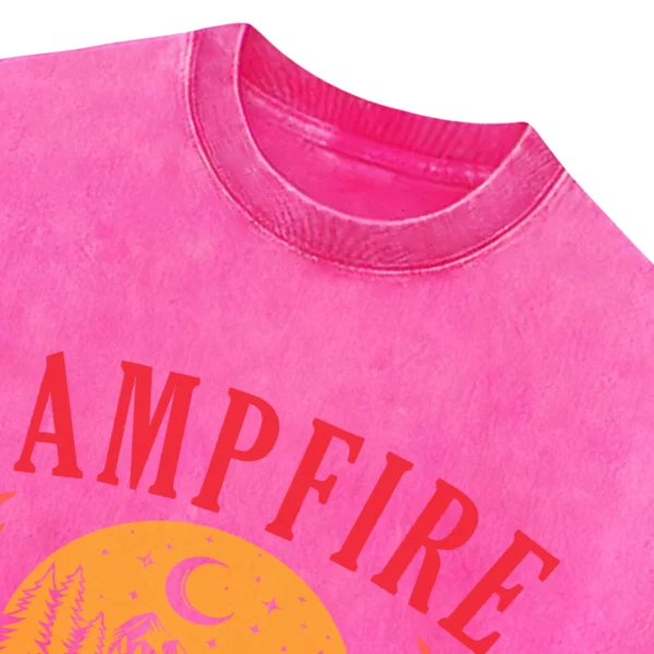 Campfire Social Club Washed Tshirts Gift For Fan