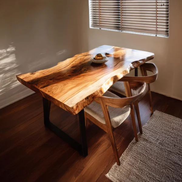 Artisan Handcrafted Live-Edge Dining Table