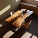 Handcrafted Live-Edge Dining Table