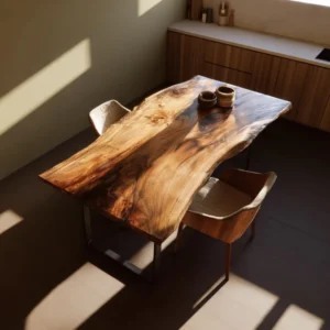 Handcrafted Live-Edge Dining Table