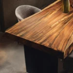 Artisan Handcrafted Live-Edge Dining Table – Solid Kiln-Dried Hardwood