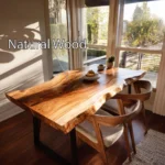 Artisan Handcrafted Live-Edge Dining Table