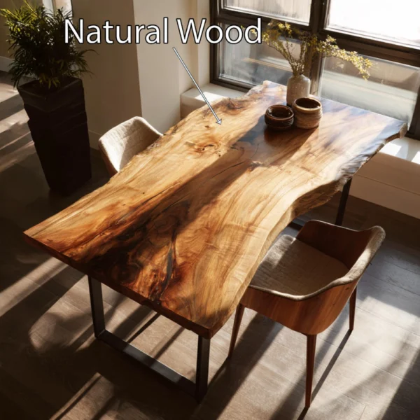 Handcrafted Live-Edge Dining Table