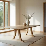 Handcrafted Modern Heirloom in Solid White Oak & Walnut