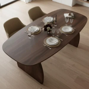 Handcrafted Solid Walnut Dining Masterpiece