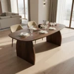 Handcrafted Solid Walnut Dining Masterpiece