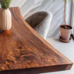 Handcrafted Solid Wood Live-Edge Dining Table